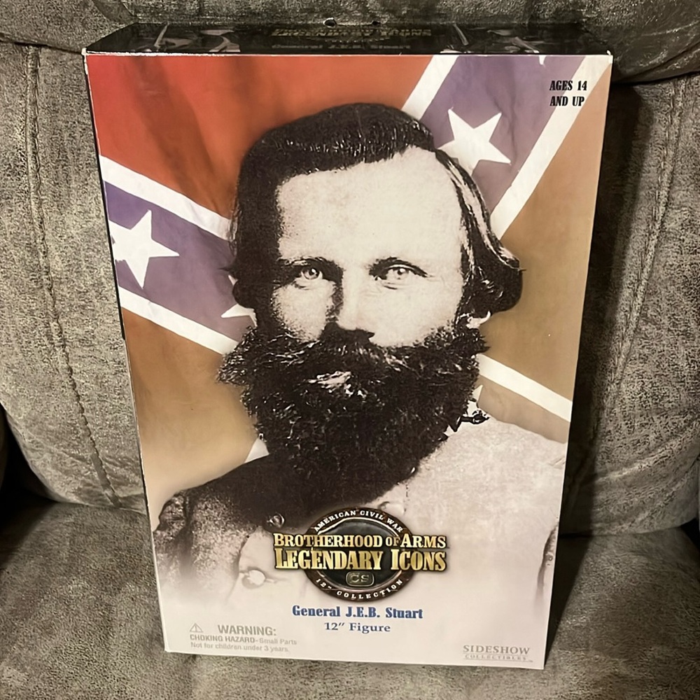 NIB Sideshow Brotherhood of Arms General J.E.B. Stuart 12 inch figure